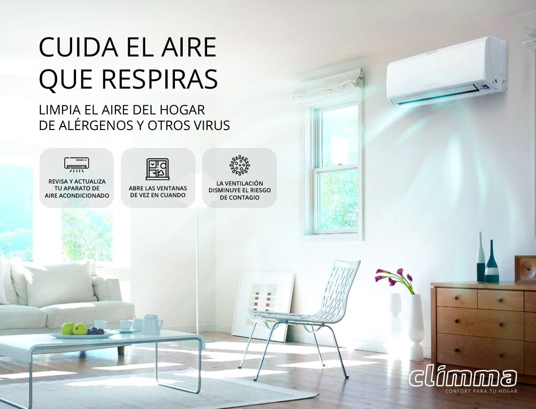 El aire acondicionado, un aliado frente a la COVID, según Climma.es