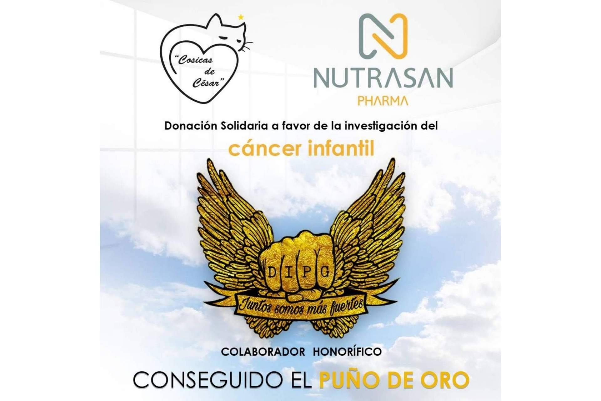 Nutrasan Pharma destina parte de los beneficios a la lucha contra el cáncer infantil y apuesta por acciones sociales