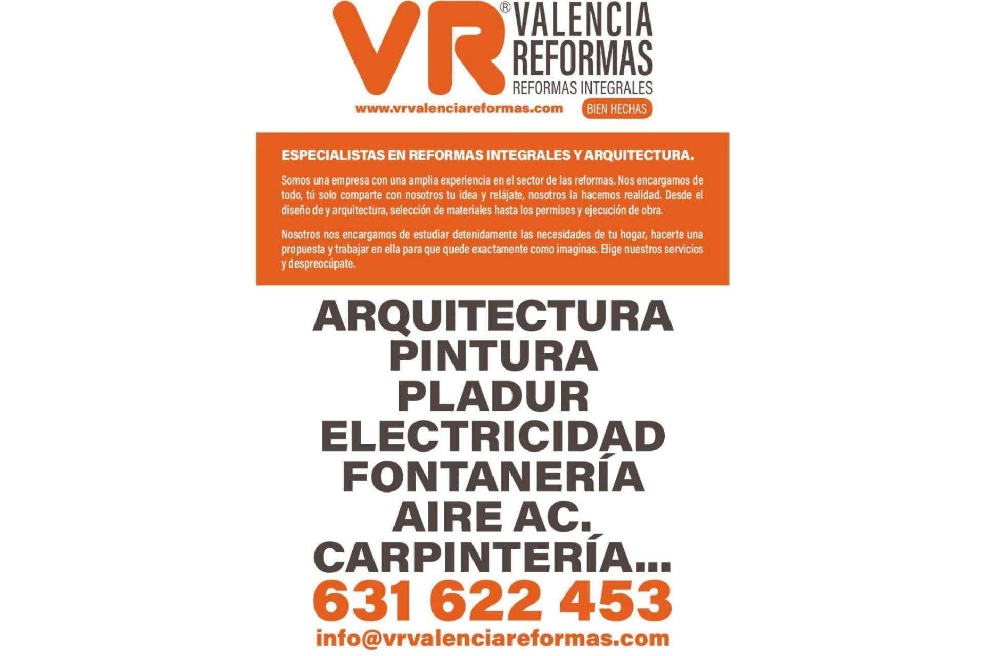 La empresa especializada Valencia Reformas explica cuánto cuesta una reforma integral