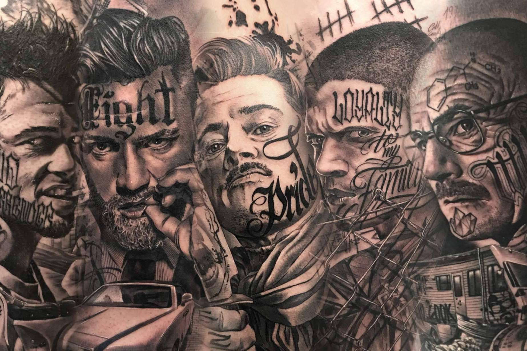 CosaFina Tattoo es un estudio destacado de tatuajes en blanco y negro de Barcelona