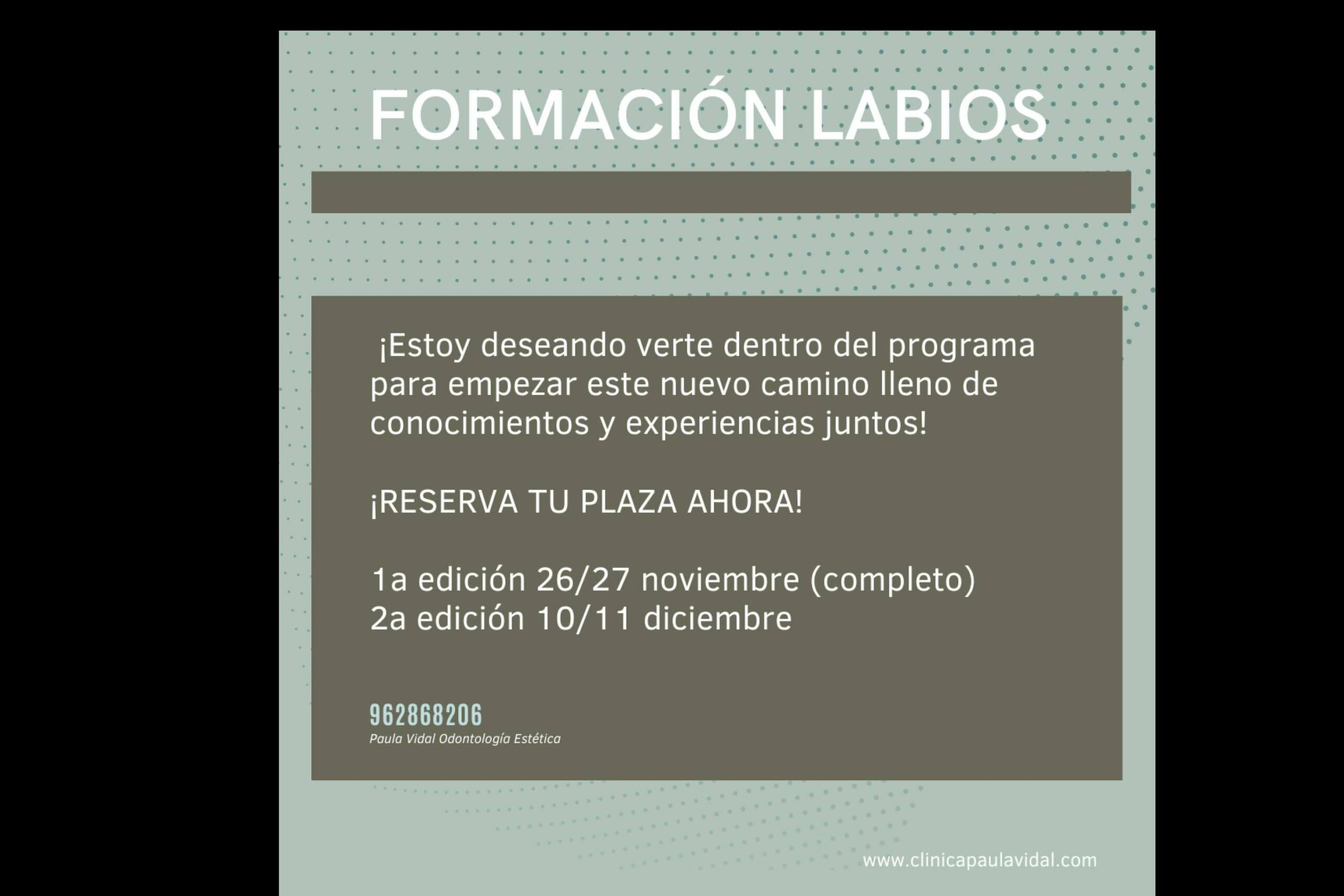 Para odontólogos, Clínica Paula Vidal ofrece un curso de relleno de ácido hialurónico