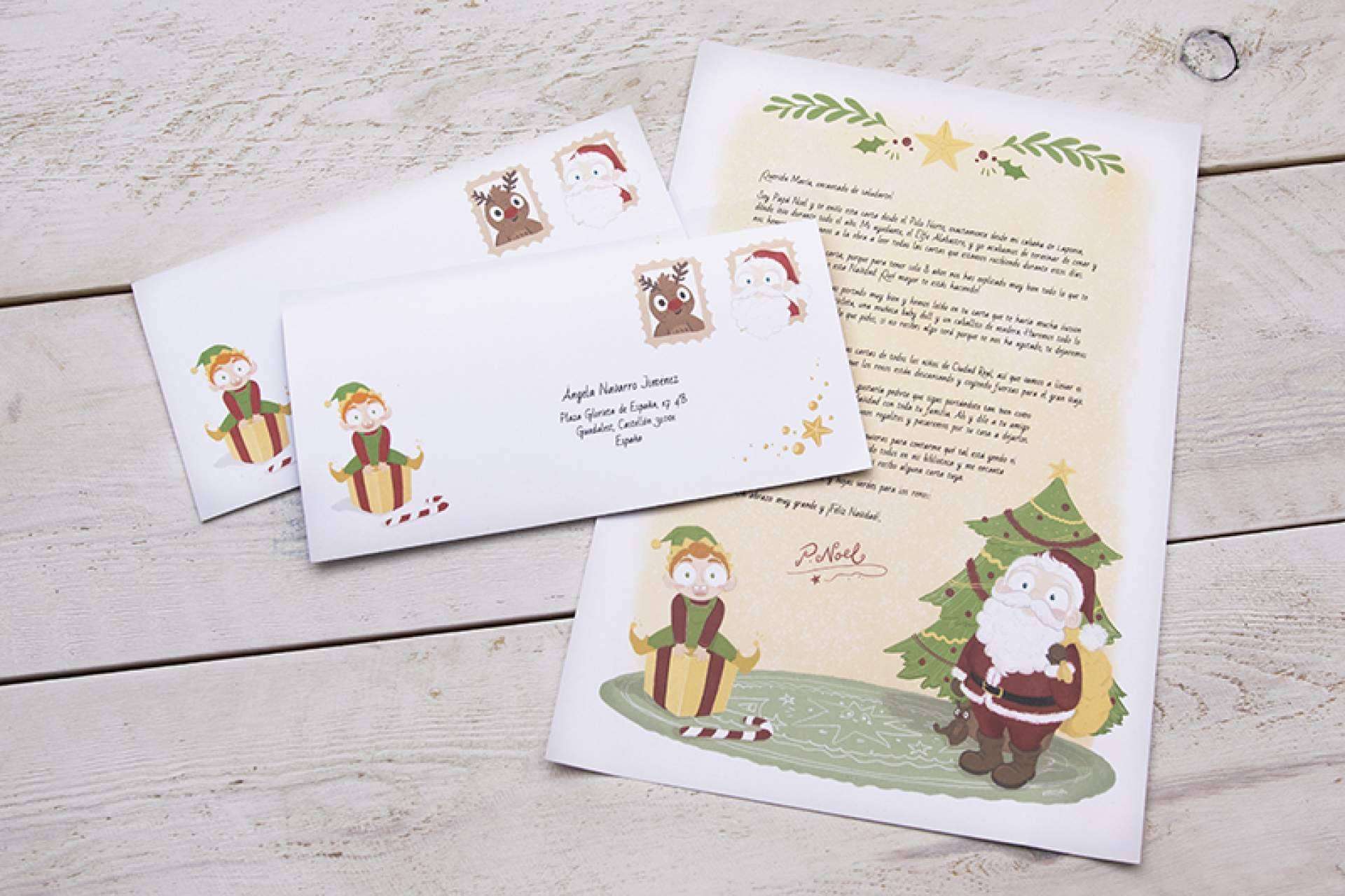 La carta de Papá Noel en Carta Personalizada
