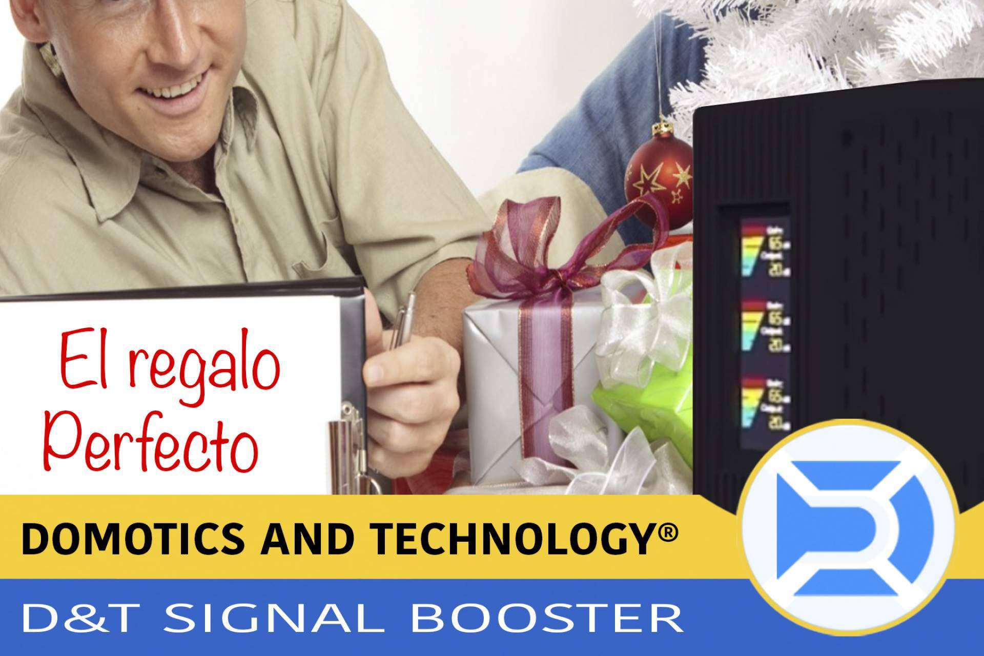 D&T Signal Booster es el amplificador de señal de Domotics and Technology ideal para hogares, oficinas y comercios
