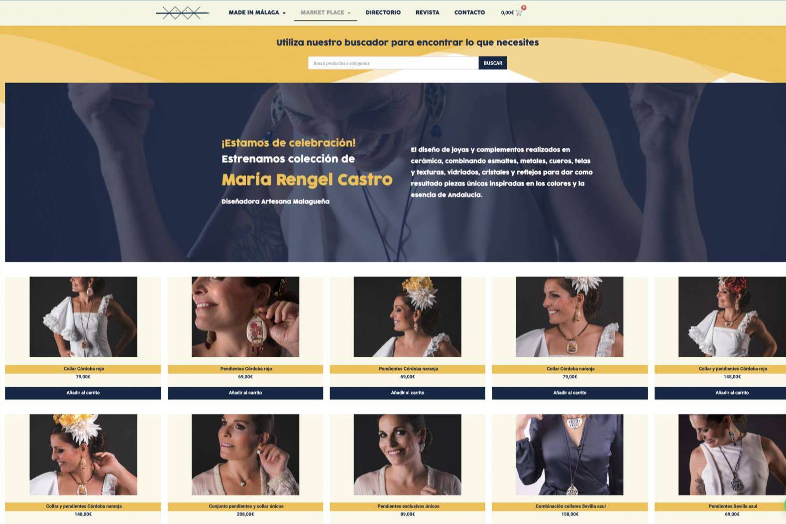 El marketplace de Made in Málaga es un espacio para creadores, diseñadores y artesanos