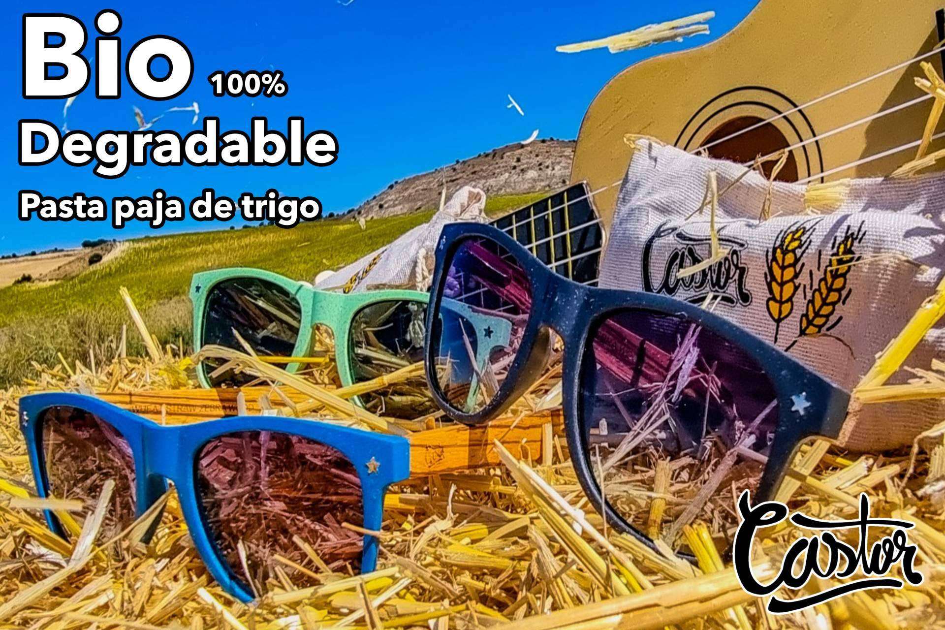 Las gafas de sol de Castor Sunglasses están hechas con materiales 100 % biodegradables