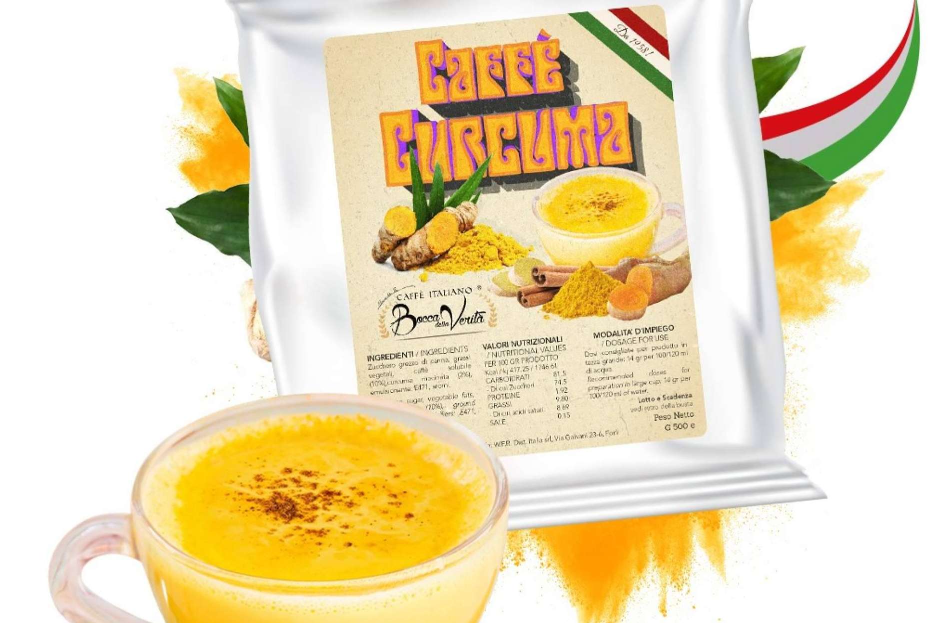 Más allá del café de calidad, en Caffè Bocca della Verità se encuentran las bebidas solubles, del Cappuccino al Chai Latte o Chocolate a la Menta