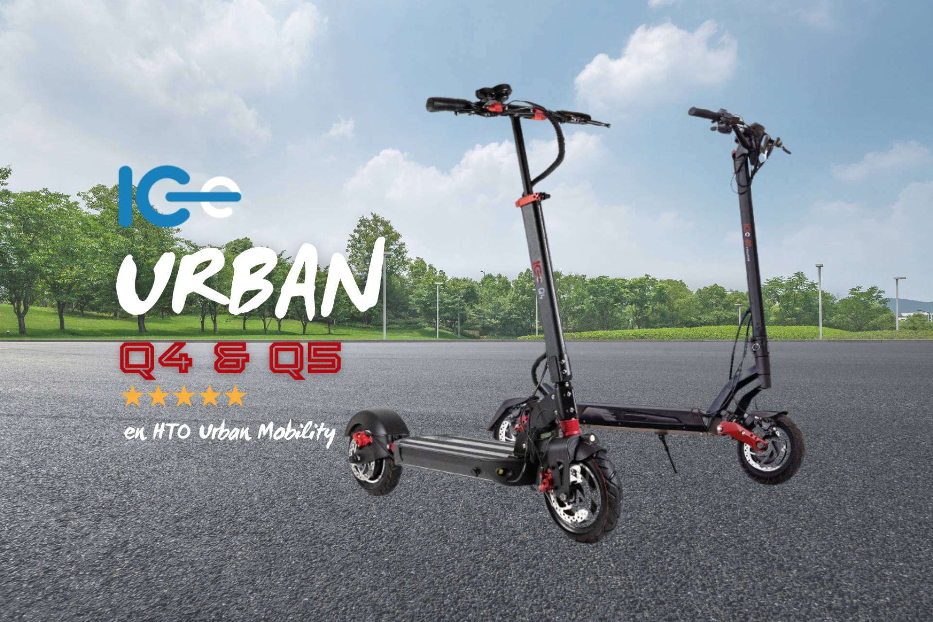 HTO Urban Mobility ofrece patinetes eléctricos de la marca IC-e Scooter