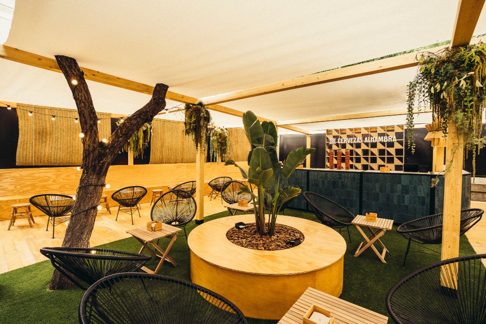 Jardín Cervezas Alhambra, una terraza urbana en Madrid para disfrutar de un tardeo cervecero sin prisa