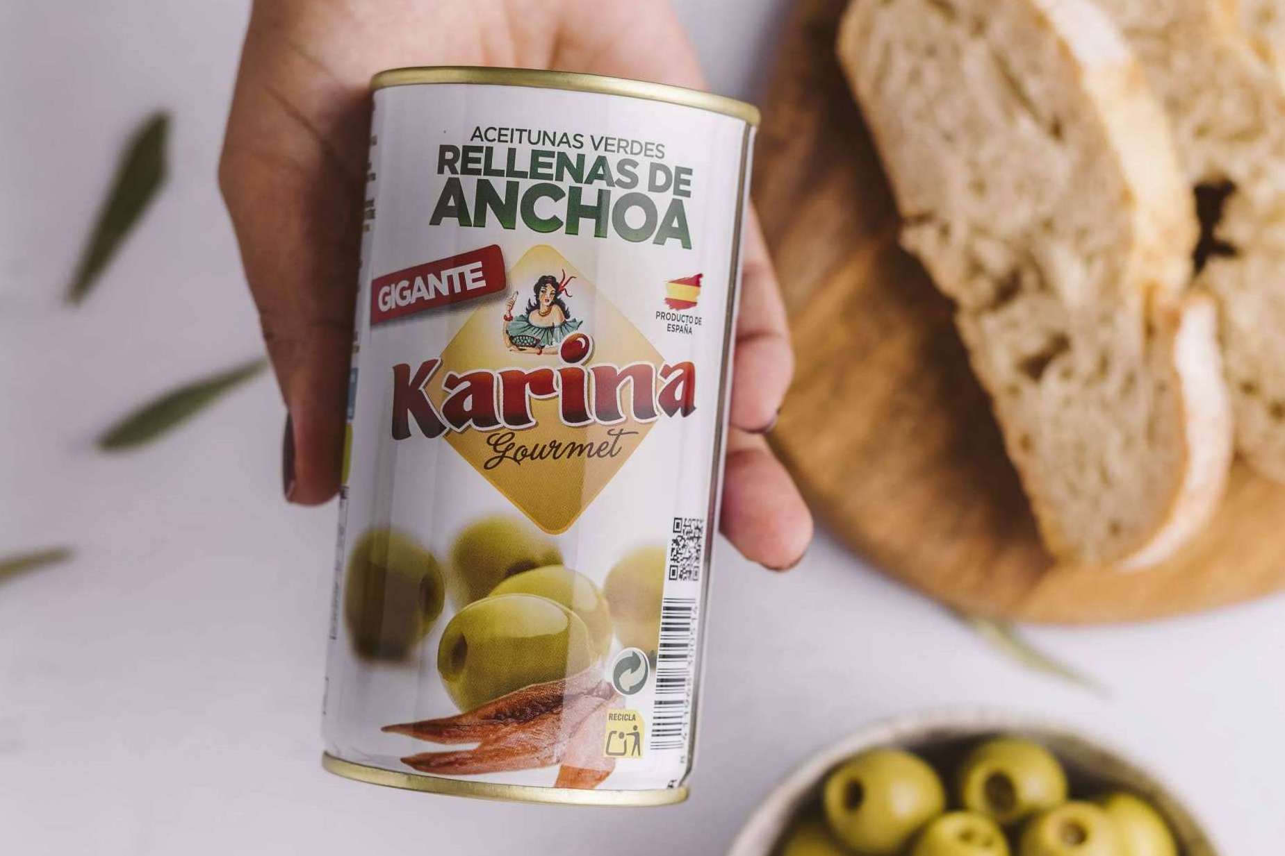Karina, las aceitunas rellenas de anchoa de Murcia