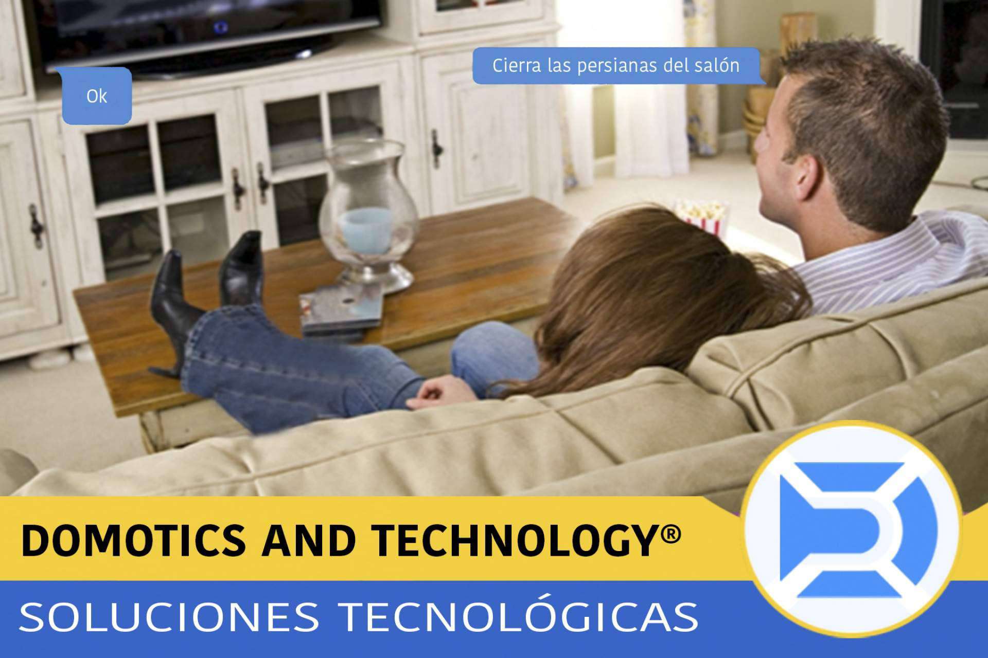 Espacios cómodos e inteligentes con la tecnología de Domotics and Technology
