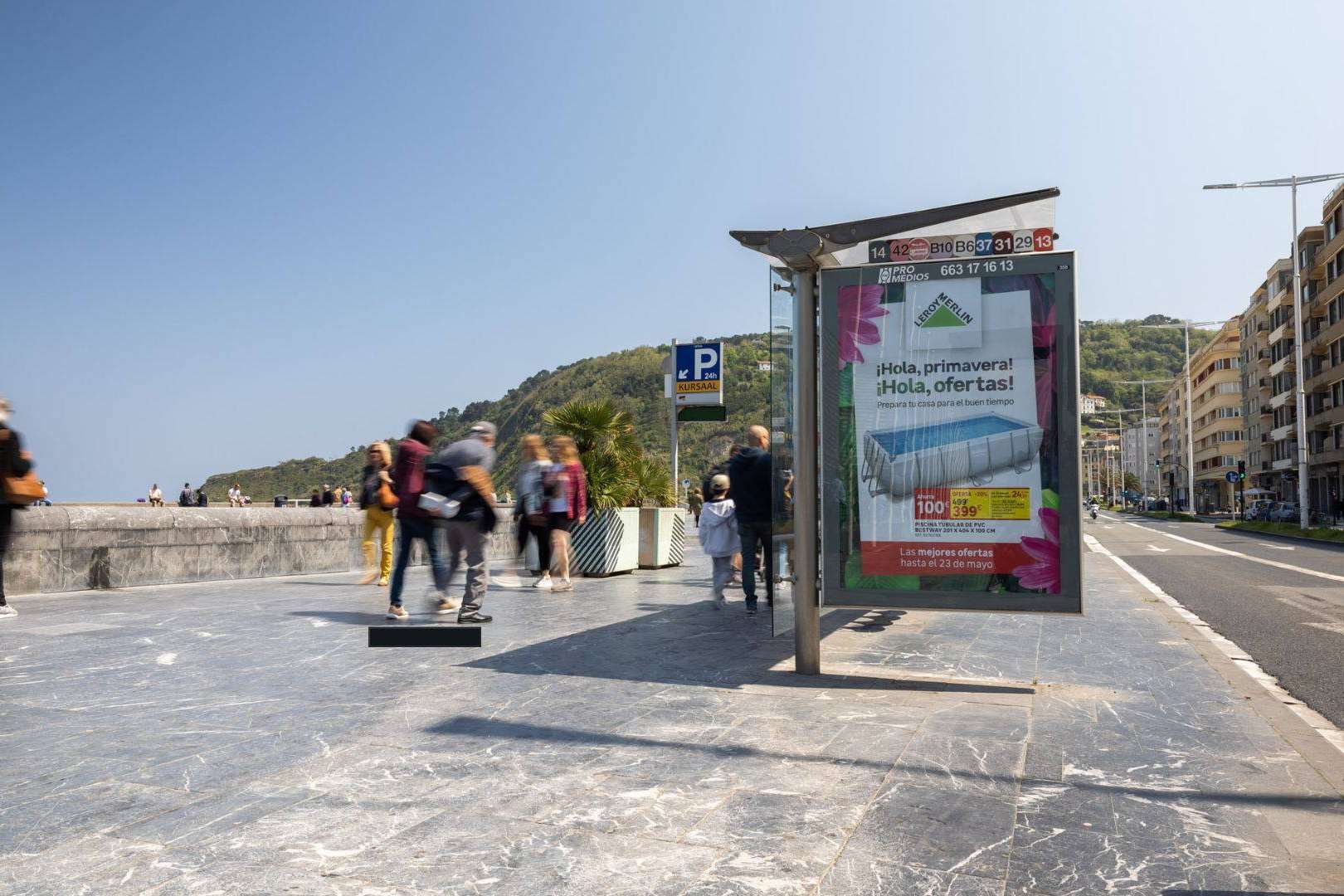 Renovación de la imagen de marca de la empresa de publicidad exterior Promedios