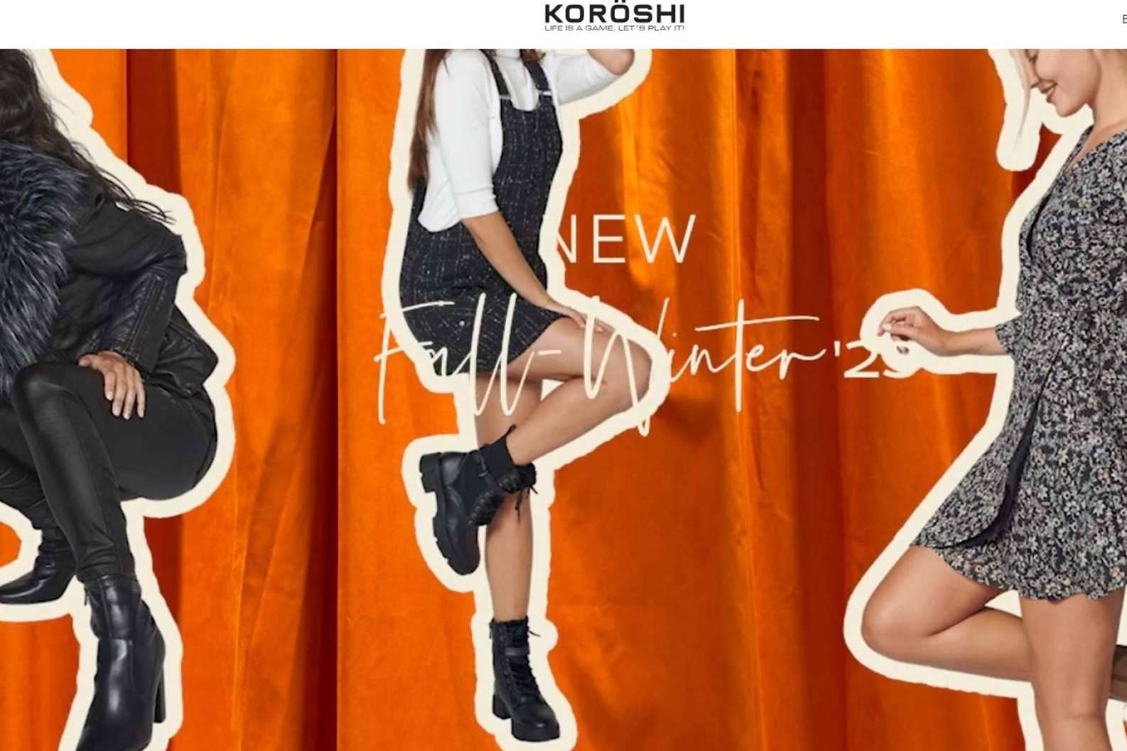 Nueva colección otoño-invierno de ropa Koröshi