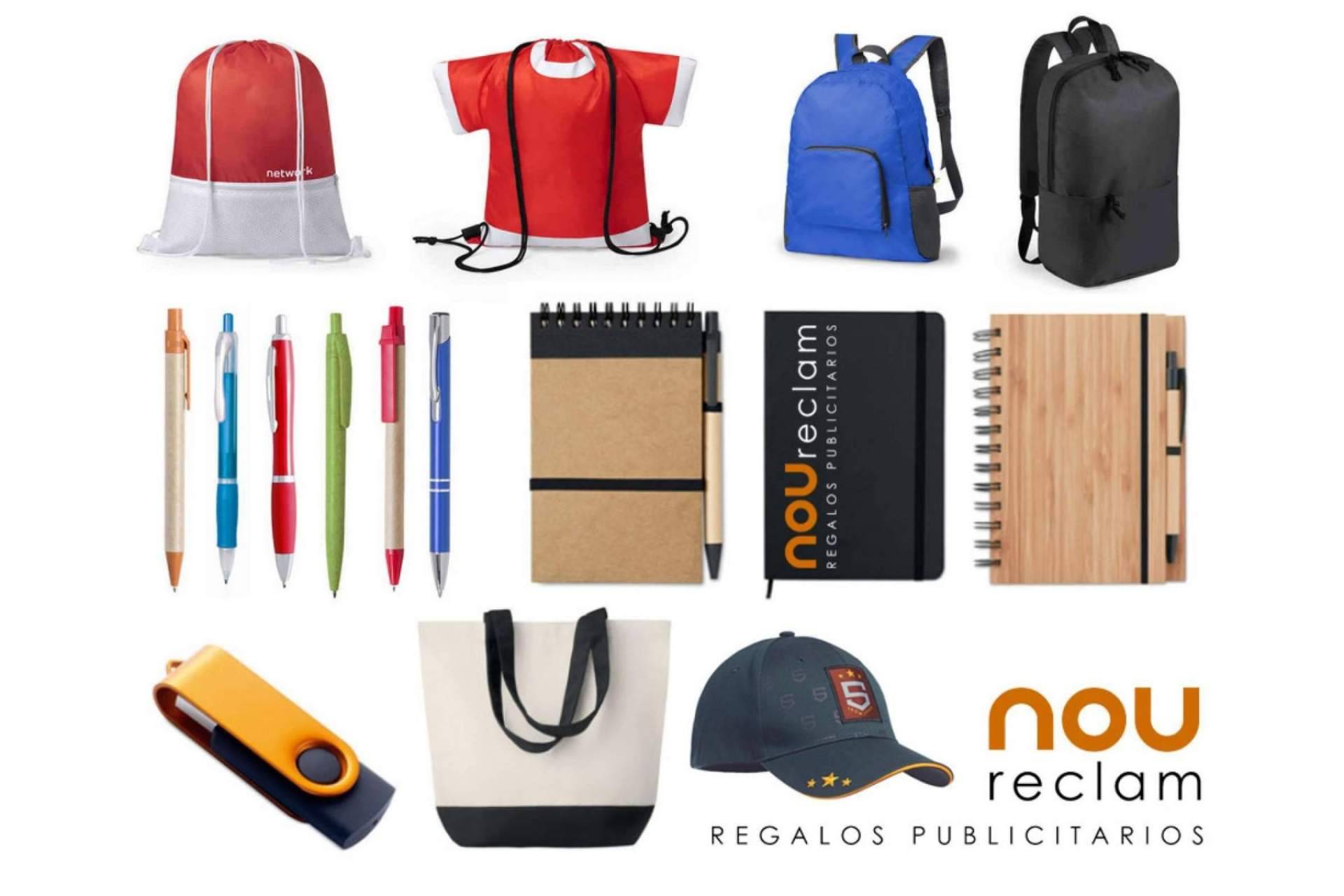 NouReclam dispone de un amplio catálogo de regalos publicitarios para empresas