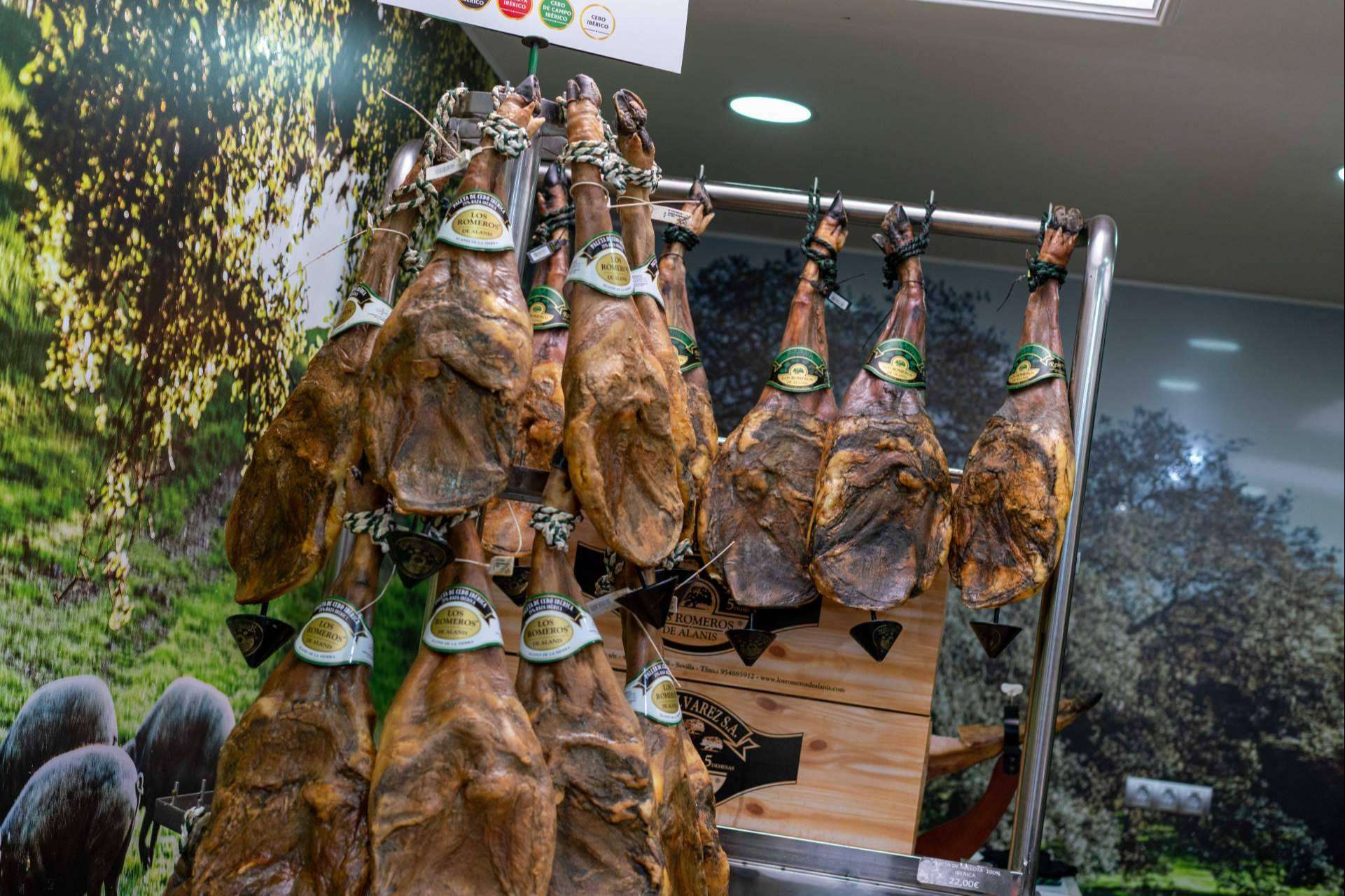 Los Romeros de Alanís ofrecen jamón ibérico y paleta de bellota