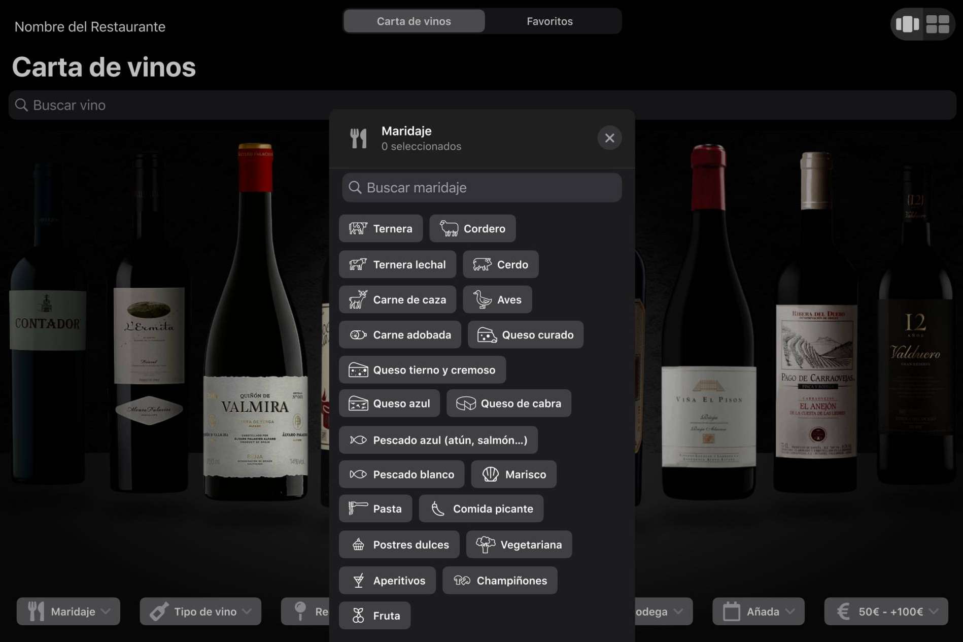 Winerim, los beneficios de tener una carta de vinos digital