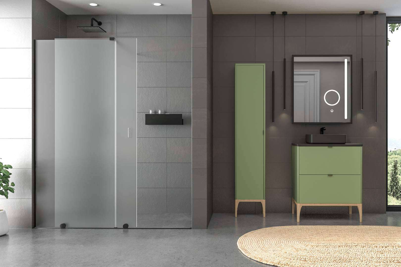 Mamparas de duchas modernas, disponibles en Varobath