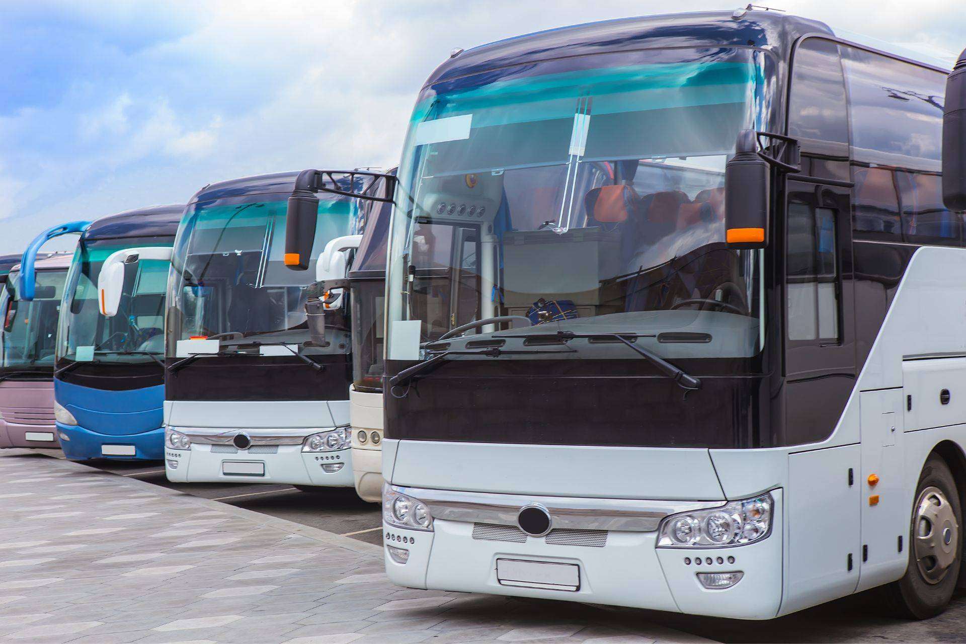 Gran flota de autobuses de ocasión con Selanbus