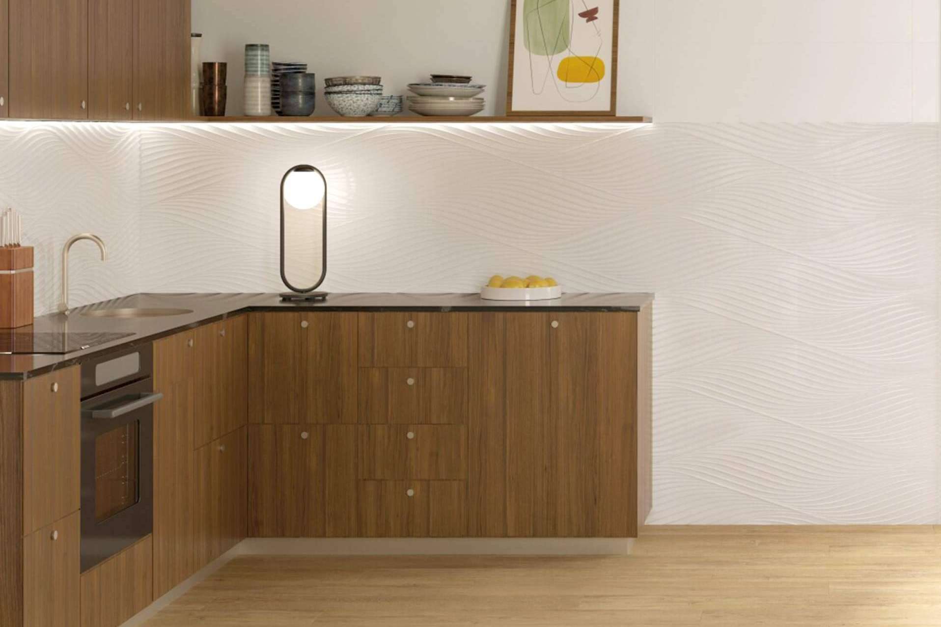 La tendencia de los azulejos blancos para la cocina, una de las más populares en el mundo del interiorismo