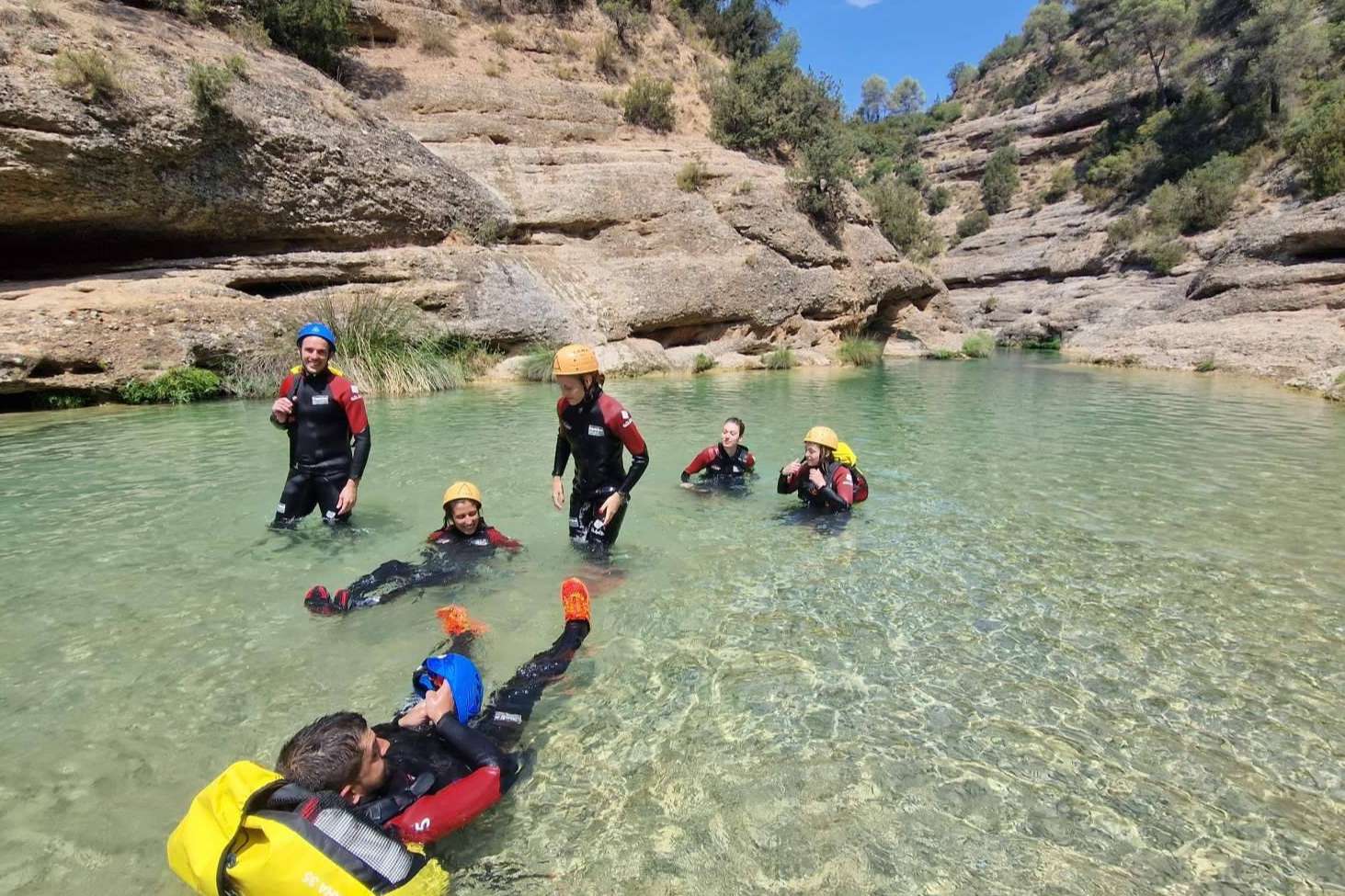 Uno de los mejores entornos para realizar canyoning Espagne, barranquismo en Sierra de Guara