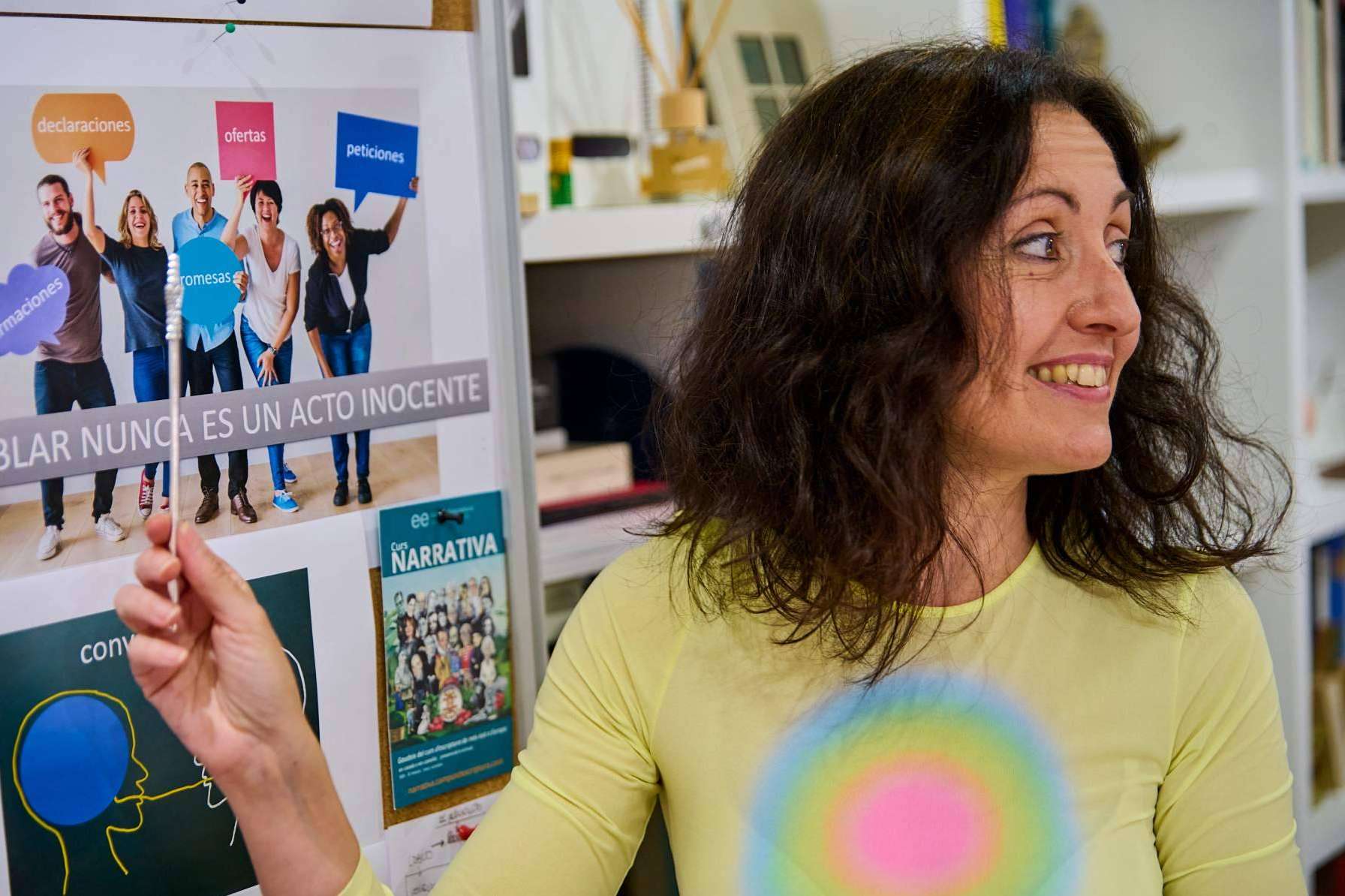 Eva Gómez Coloma, psicóloga de Barcelona especializada en coaching, concede una entrevista