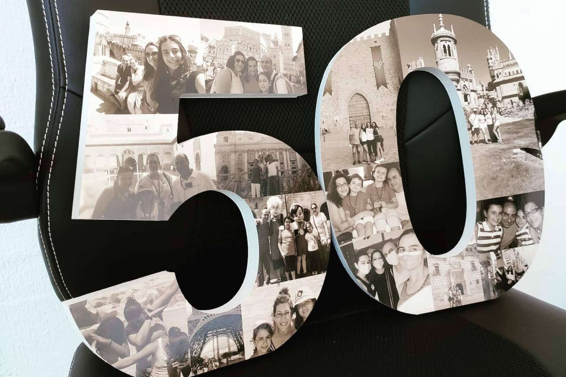 Picletters, números con fotografías para regalos originales y decorativos