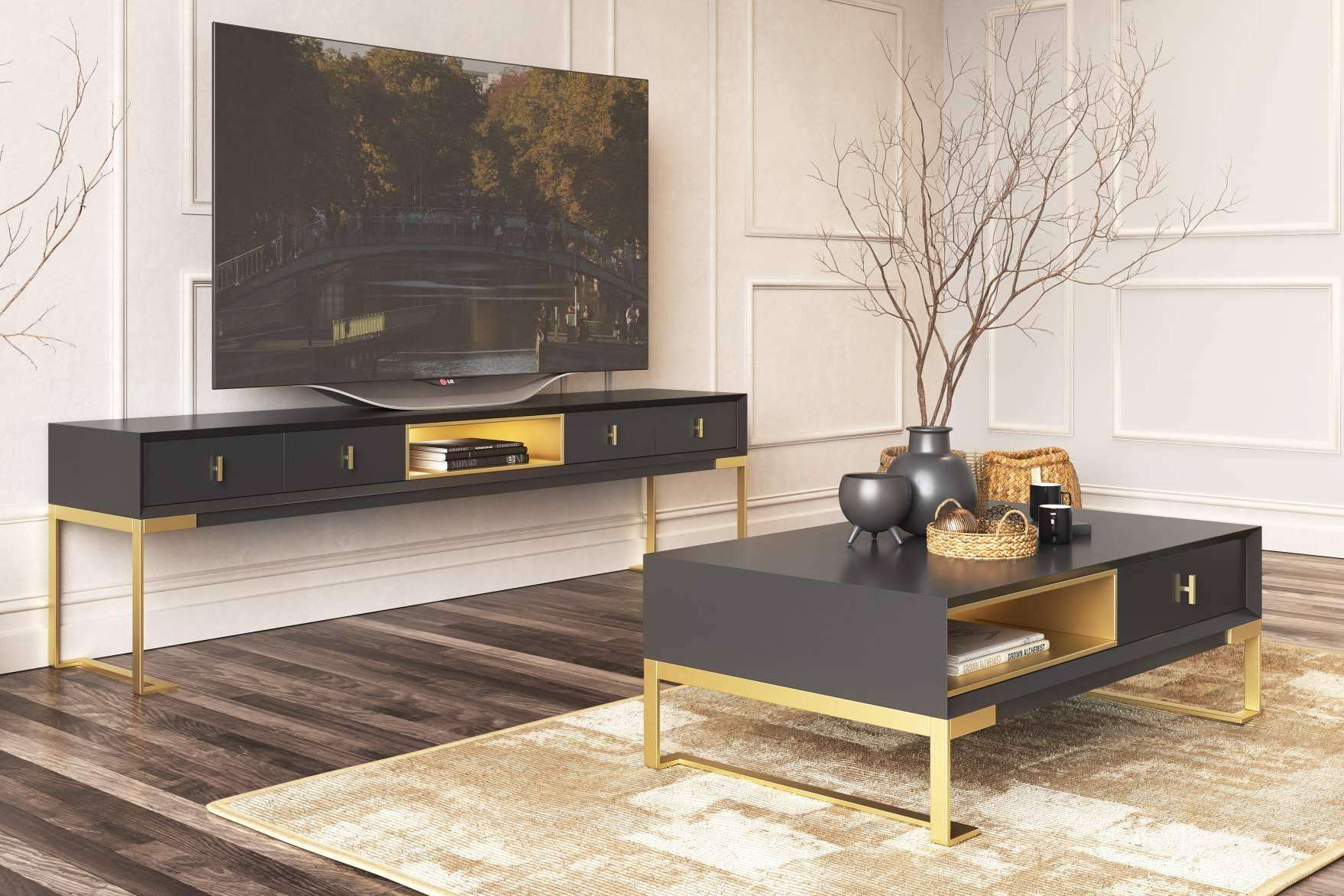 Muebles La Factoría y su colección de salones lacados, una opción ideal para interiores sofisticados