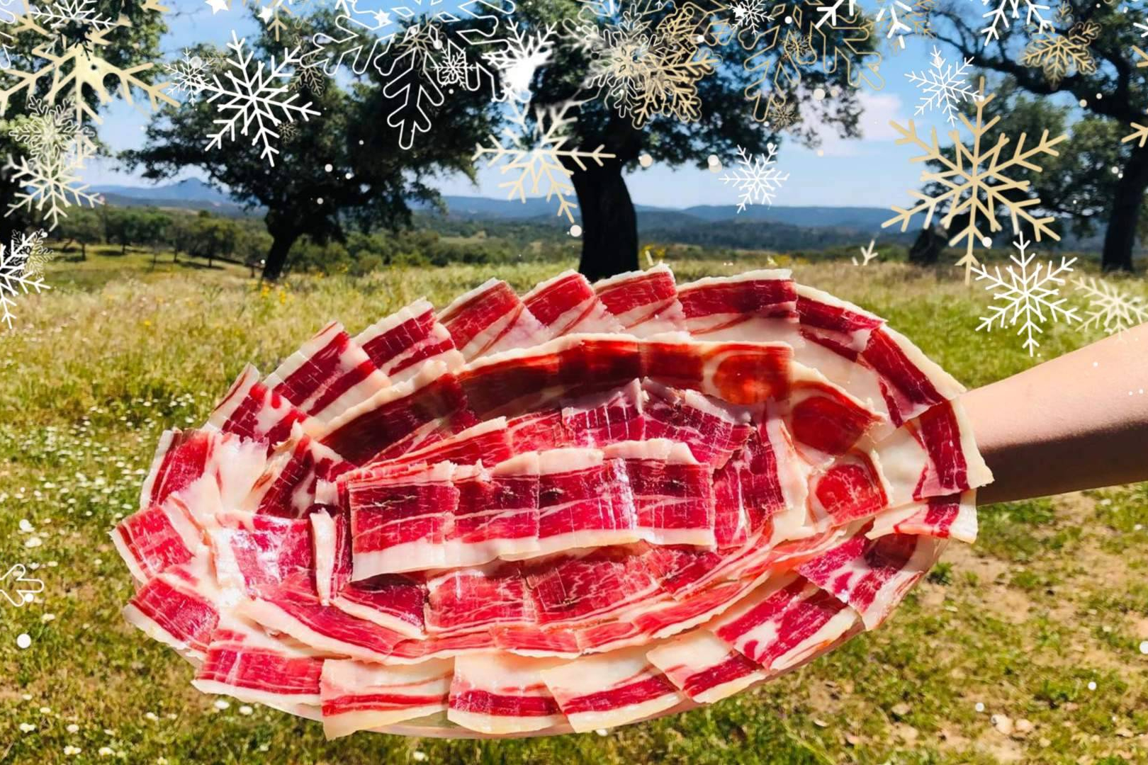 Higuera de la Sierra celebra la Navidad ibérica con Paulino; jamones y chacinas de elaboración propia y existencias limitadas